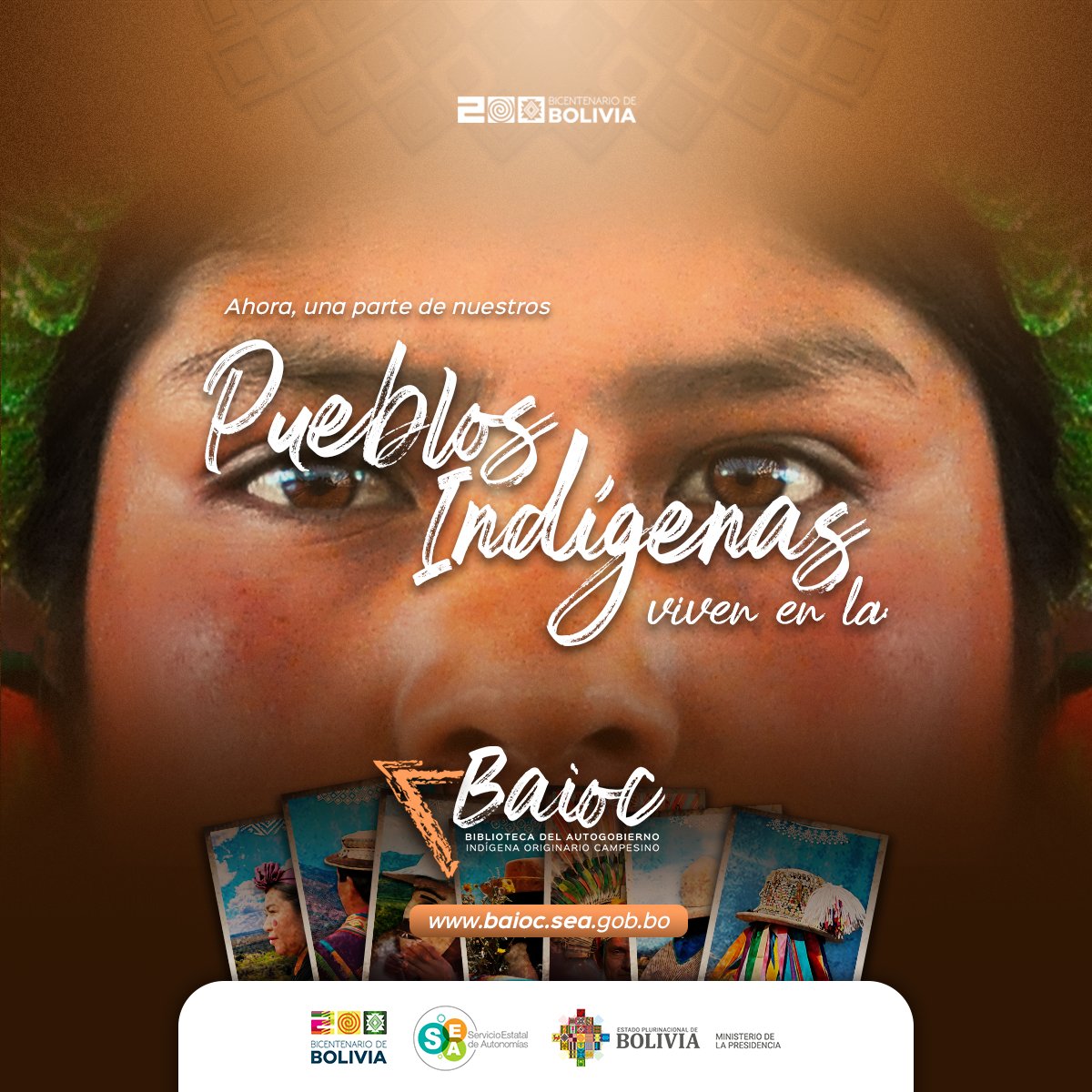 🌎✨ Hace poco conmemoramos el 𝑫𝒊́𝒂 𝑰𝒏𝒕𝒆𝒓𝒏𝒂𝒄𝒊𝒐𝒏𝒂𝒍 𝒅𝒆 𝒍𝒐𝒔 𝑷𝒖𝒆𝒃𝒍𝒐𝒔 𝑰𝒏𝒅𝒊́𝒈𝒆𝒏𝒂𝒔, honrando su historia, sabiduría y legado.
Parte de esa memoria vive en la #BAIOC 📚
🔗 baioc.sea.gob.bo
#BicentenarioBolivia