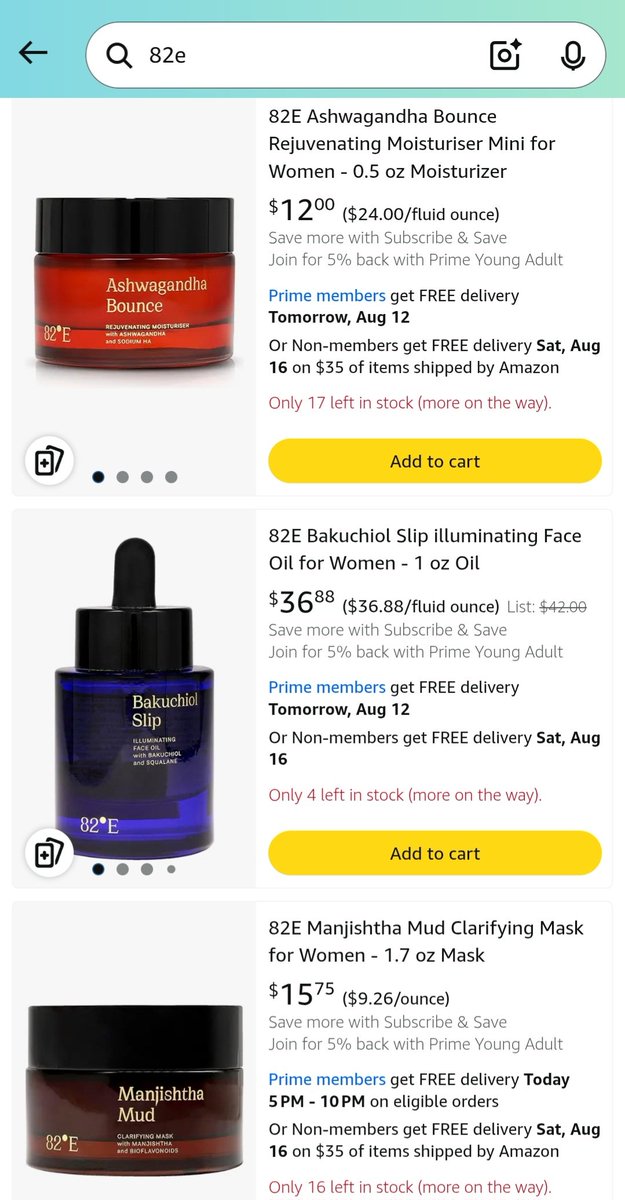 Glitterycrazen's tweet photo. Sorry y'all but I'm definitely getting my favorite products. Thank you Deepika!!! @amazon #82e https://t.co/W31ykCNyd5