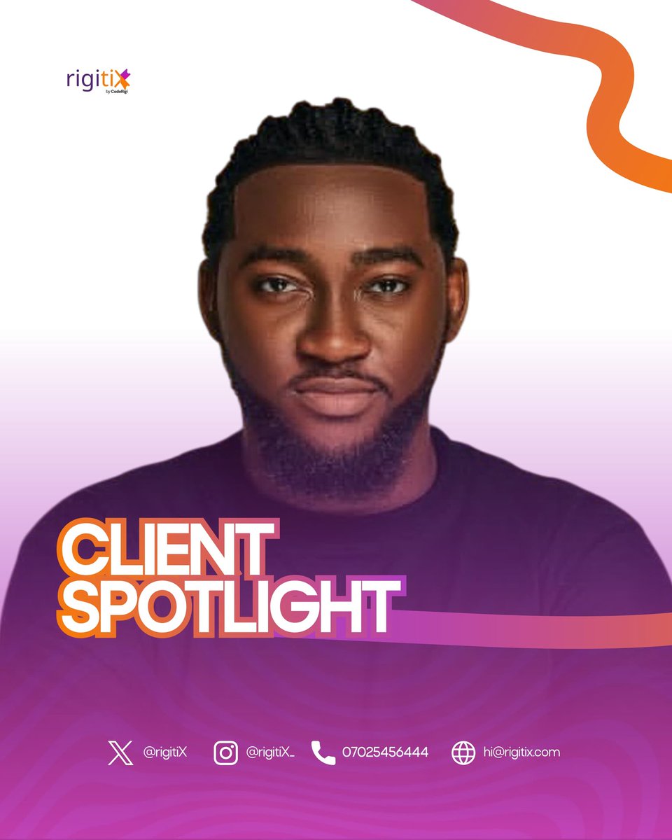 rigitiX's tweet photo. Meet Clement Ekpo, popularly known as biggclem
He is the convener of @vibesbarn, the biggest & most active rave party in the south-south region, hosting over 3100 ravers in attendance, bringing in over 400 people from other states to attend using rigitiX.
#rigitiX https://t.co/VT9a54qtVi