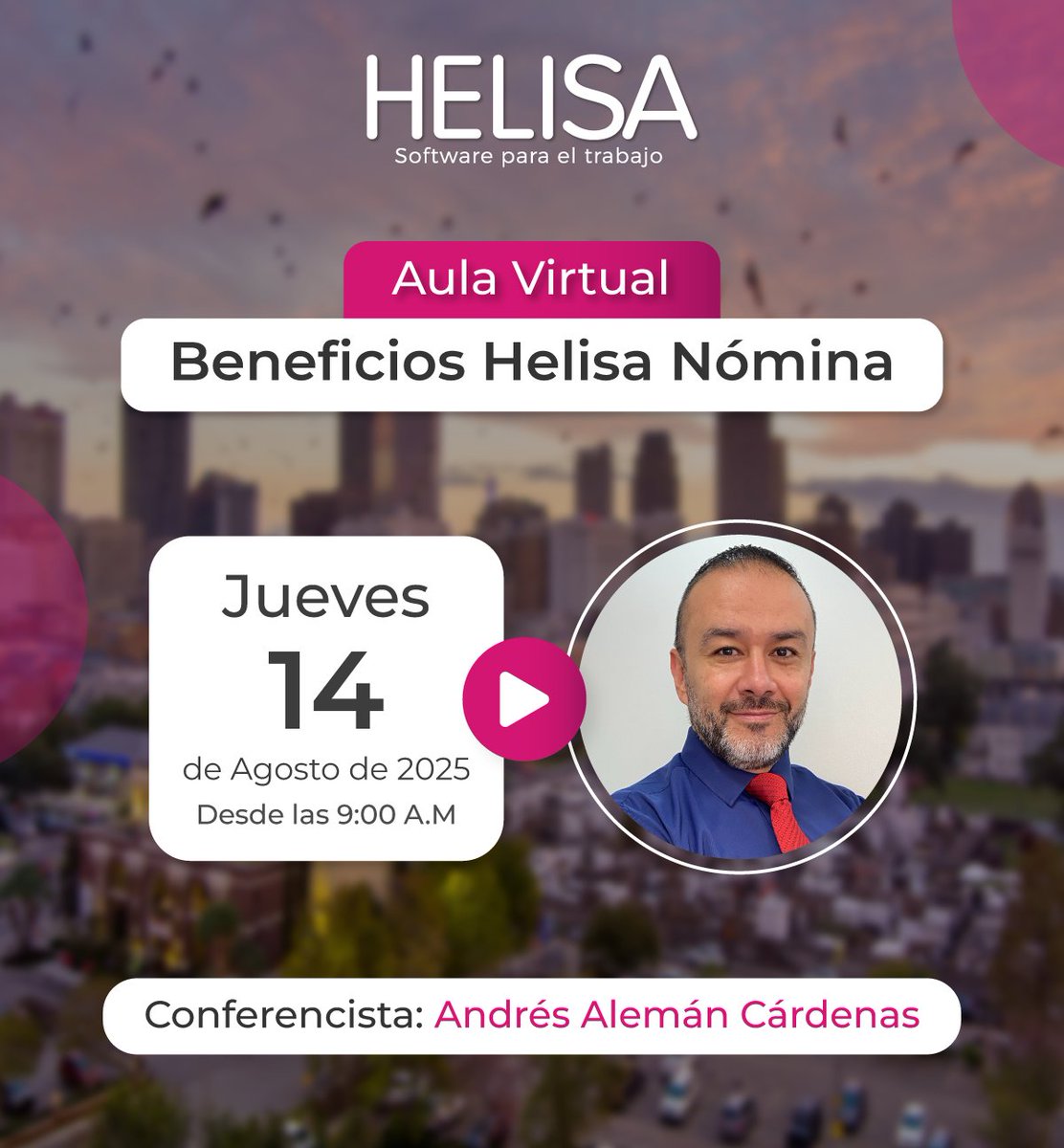 helisasoftware's tweet photo. La nómina no tiene por qué ser un dolor de cabeza. 

Regístrate aquí: https://t.co/xPkgpJBF1E

Aula Virtual Helisa: optimiza y automatiza. 
✅ Comenta o escríbenos para más info. https://t.co/1Tc9FXJuIV