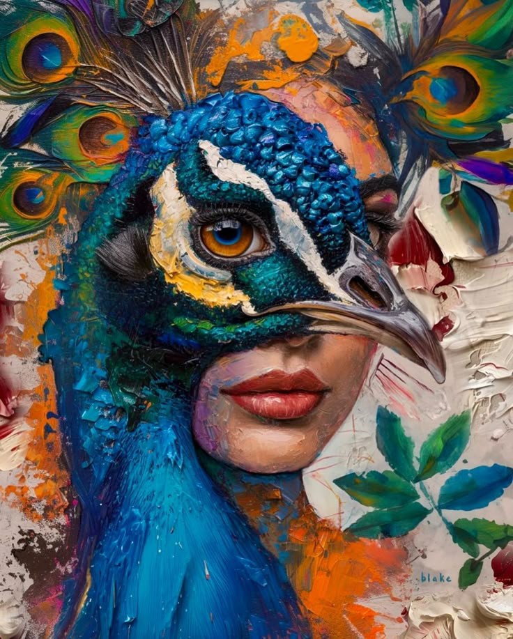 firstunbeliever's tweet photo. ✨ Created this vibrant masterpiece by blending digital art with bold colors—love how it turned out! 🖌️💖🌈 What do you think? 🦚🌟🎨😍 #MyArt #DigitalArt #ColorfulVibes #ArtLovers #CreativeMinds #PeacockInspo 🌸🌺💫 https://t.co/AFyhZ7jNJk