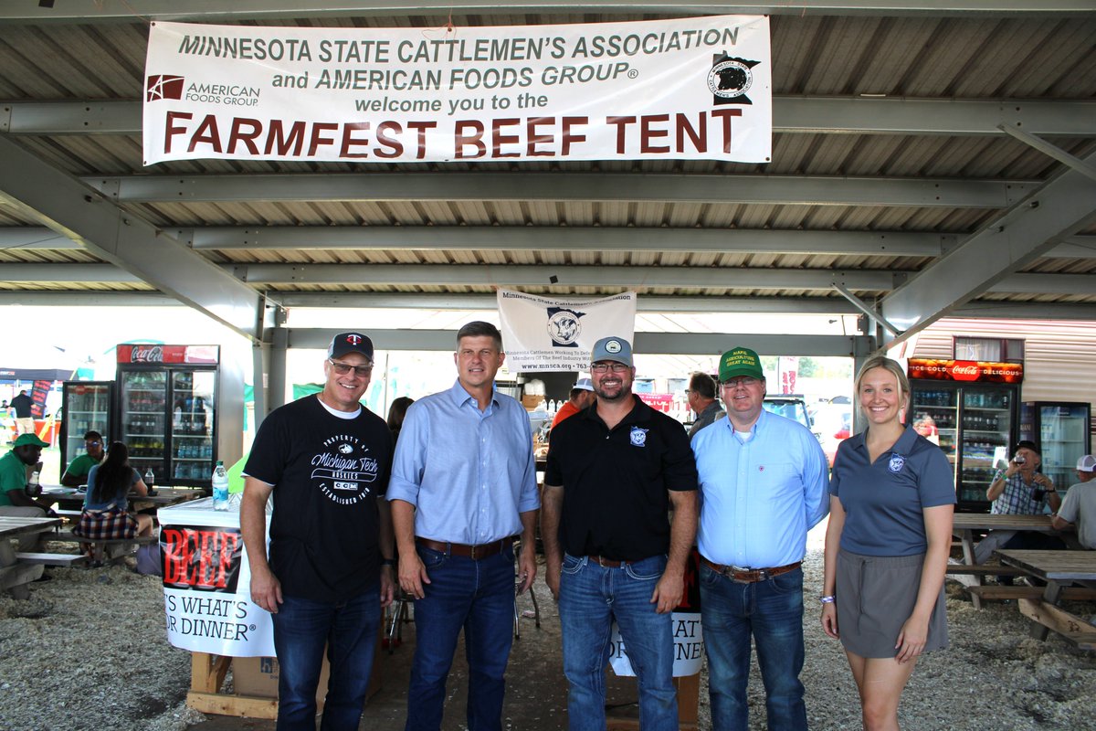 Congressman Brad Finstad (@repfinstad) on Twitter photo A day at Farmfest wouldn't be complete without the smell of beef cooking at the Minnesota State Cattlemen's Association tent. It was great to catch up with their folks last week to hear about their legislative priorities and ways we're working in Congress to strengthen trade A day at Farmfest wouldn't be complete without the smell of beef cooking at the Minnesota State Cattlemen's Association tent. It was great to catch up with their folks last week to hear about their legislative priorities and ways we're working in Congress to strengthen trade