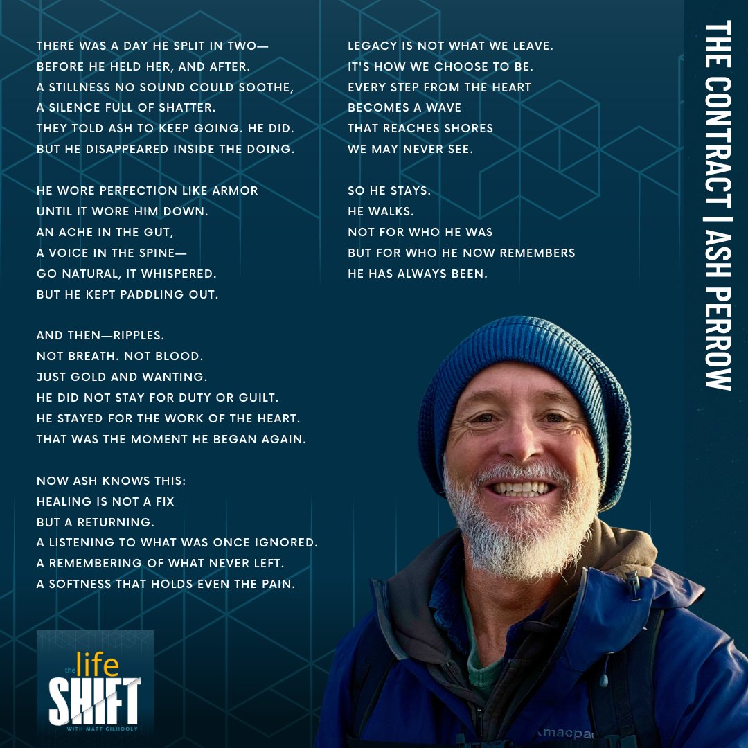 Two episodes tomorrow. So here are two AI-developed poems dedicated to The Life Shift Podcast guests, Katie Svoboda-Rini and Ash Perrow.

Tune in tomorrow: TheLifeShiftPodcast.com/Follow