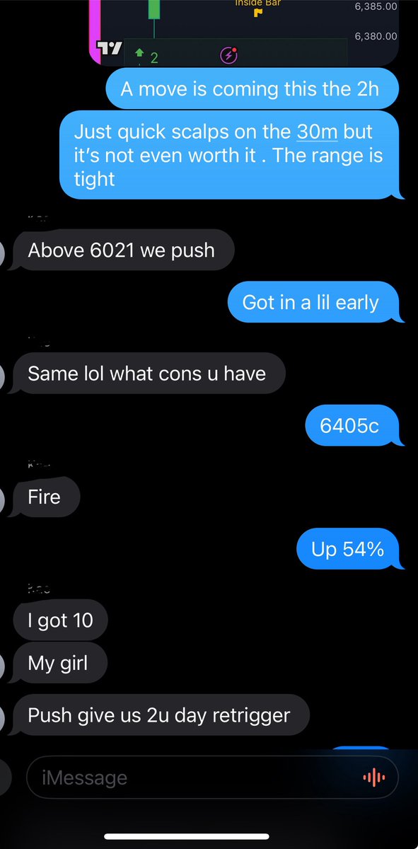 its_Rona_J's tweet photo. Patience , Risk management , sticking to your rules. 

$SPX 6405c | 350% 
🔷$ES_F 5m | we had consolidation on higher tf | 5m NQ divergence &amp; bull flag forming | entry was on outside bar | exit failed 2U

My circle , we above the BS around here.   
😤🦍 #gorillamode 

$SPX $ES_F https://t.co/ppOm2aC5di