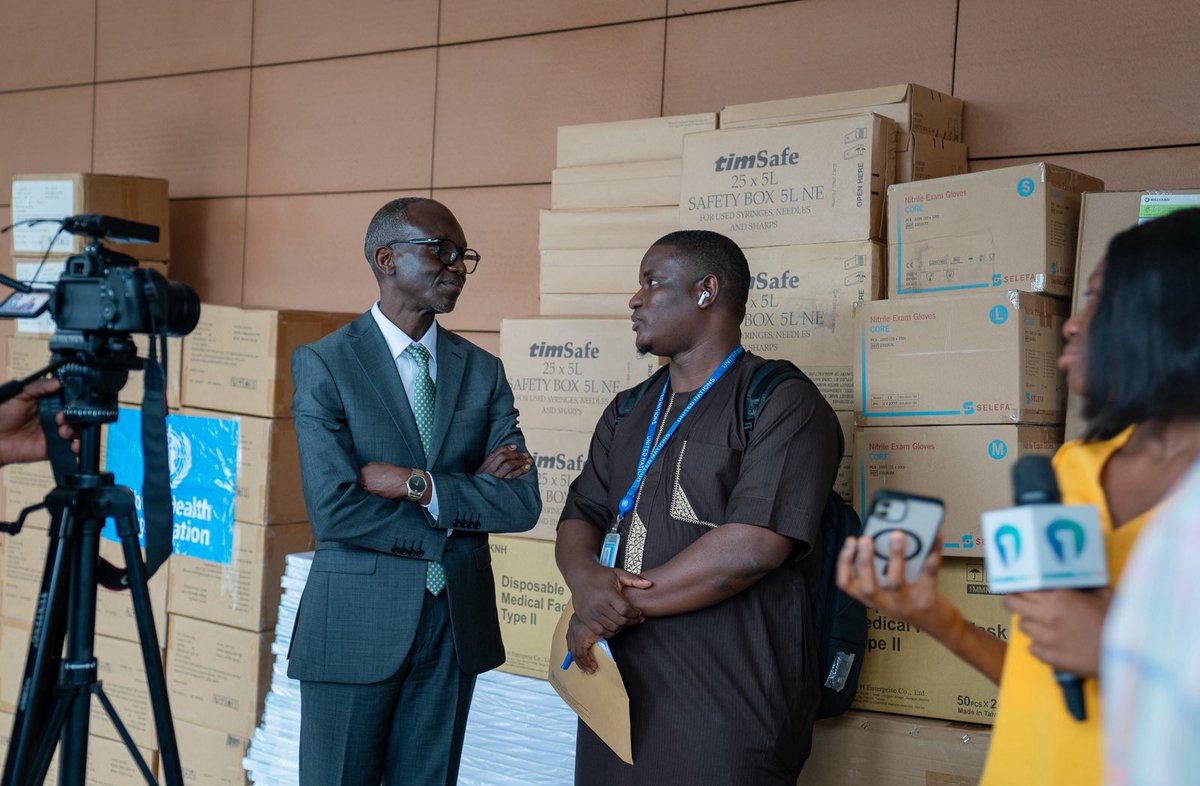 Naaninche1's tweet photo. One of the most memorable moments of my career came last week, when @WHO DG @DrTedros &amp; @WHOAFRO RD @ProfJanabi visited Ghana for the Africa Health Sovereignty Summit &amp; other key engagements.

As @WHOGhana Comms Officer, I provided comms support for their visit.

AlhamduliLlah🌹 https://t.co/2INKmyyxWI