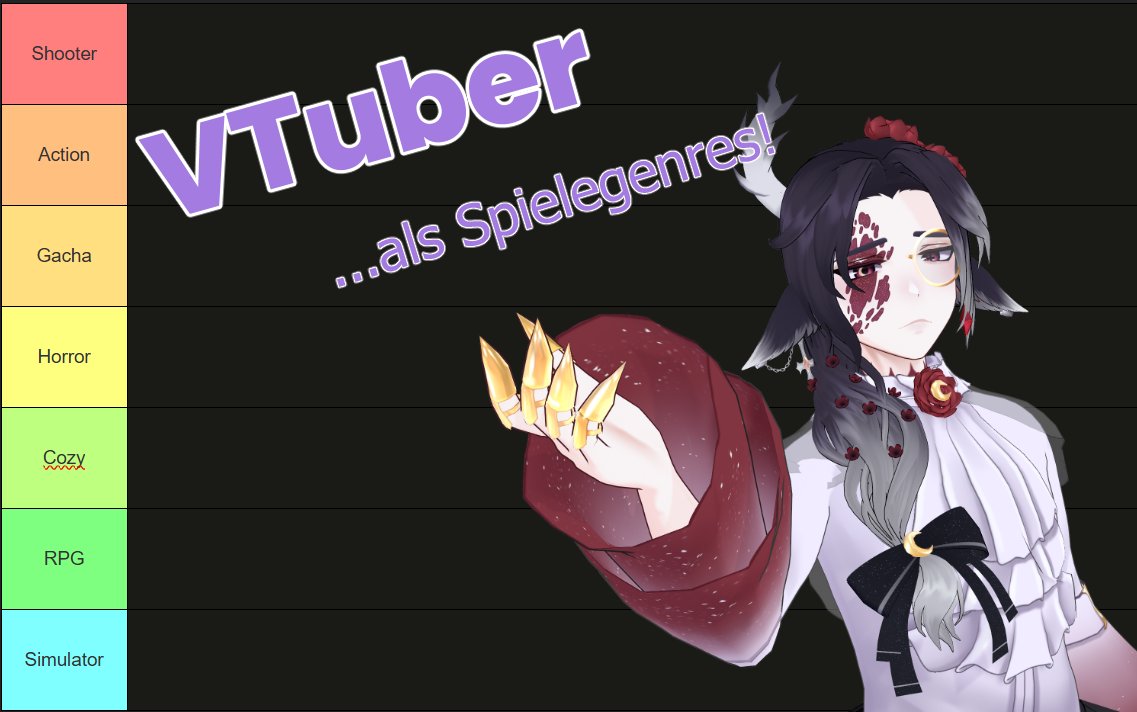 YueShi | GERVtuber (@yue__shi) on Twitter photo Ich würde gerne am 16.08 eine kleine Vtuber Tierlist machen! Und zwar will ich euch in Spielegenres einteilen! :3 
Dies werde ich zusammen mit <a href="/Yuzuh1r4_ttv/">Yuzuh🏮👻</a> machen :3 
Ihr kennt das Spiel - wenn ihr eingeteilt werden wollt einfach euer PNG hier runter droppen!
#GERVtuber #Vtuber Ich würde gerne am 16.08 eine kleine Vtuber Tierlist machen! Und zwar will ich euch in Spielegenres einteilen! :3 
Dies werde ich zusammen mit <a href="/Yuzuh1r4_ttv/">Yuzuh🏮👻</a> machen :3 
Ihr kennt das Spiel - wenn ihr eingeteilt werden wollt einfach euer PNG hier runter droppen!
#GERVtuber #Vtuber