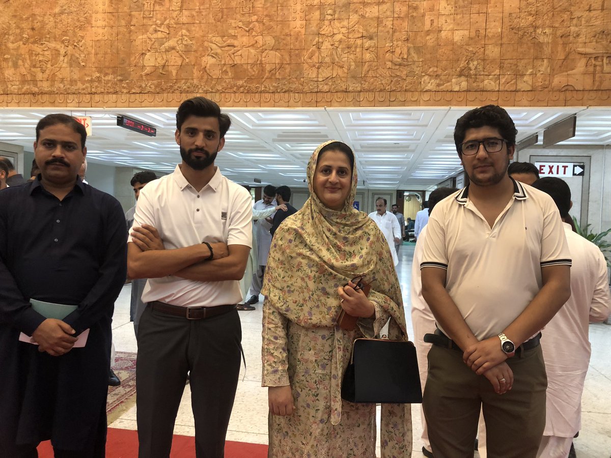 رکن قومی اسمبلی پاکستان پیپلزپارٹی ڈاکٹر مہرین بھٹو کے قومی اسمبلی سیشن میں  ملاقات! 

<a href="/DRMAHREENBHUTTO/">DR MAHREEN BHUTTO</a>