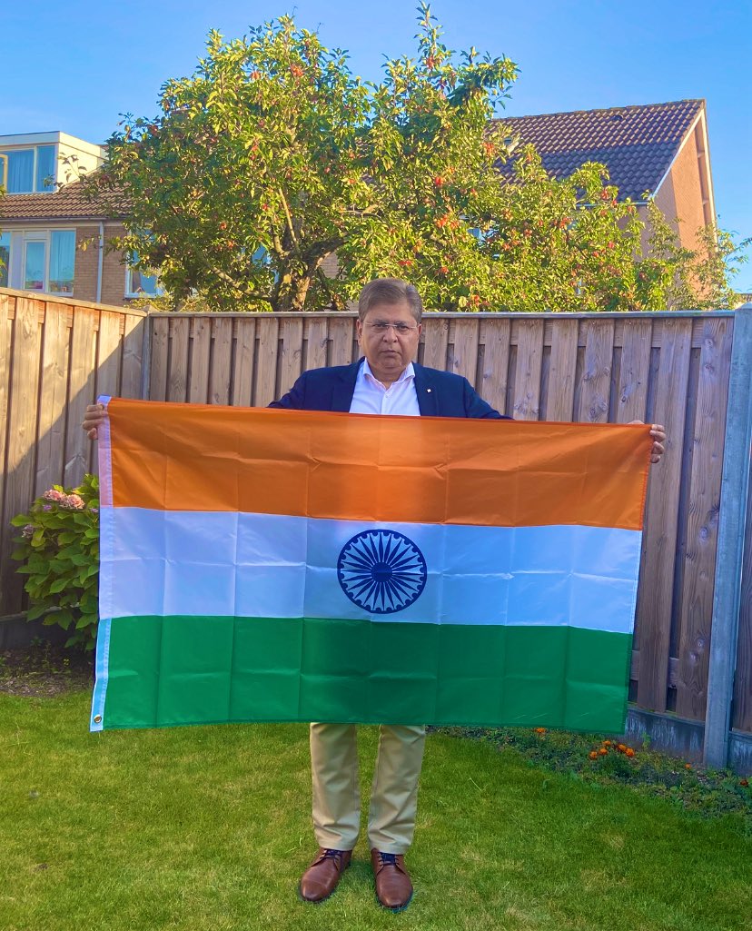 Let’s bring #HarGharTiranga to the Netherlands.
Indian friends across Dutch cities-post your Tiranga at home, tag your city (#Amsterdam, #Rotterdam, #Utrecht) &amp; inspire hearts worldwide. 
Let’s showcase the patriotic spirit that unites us and our unwavering pride in the