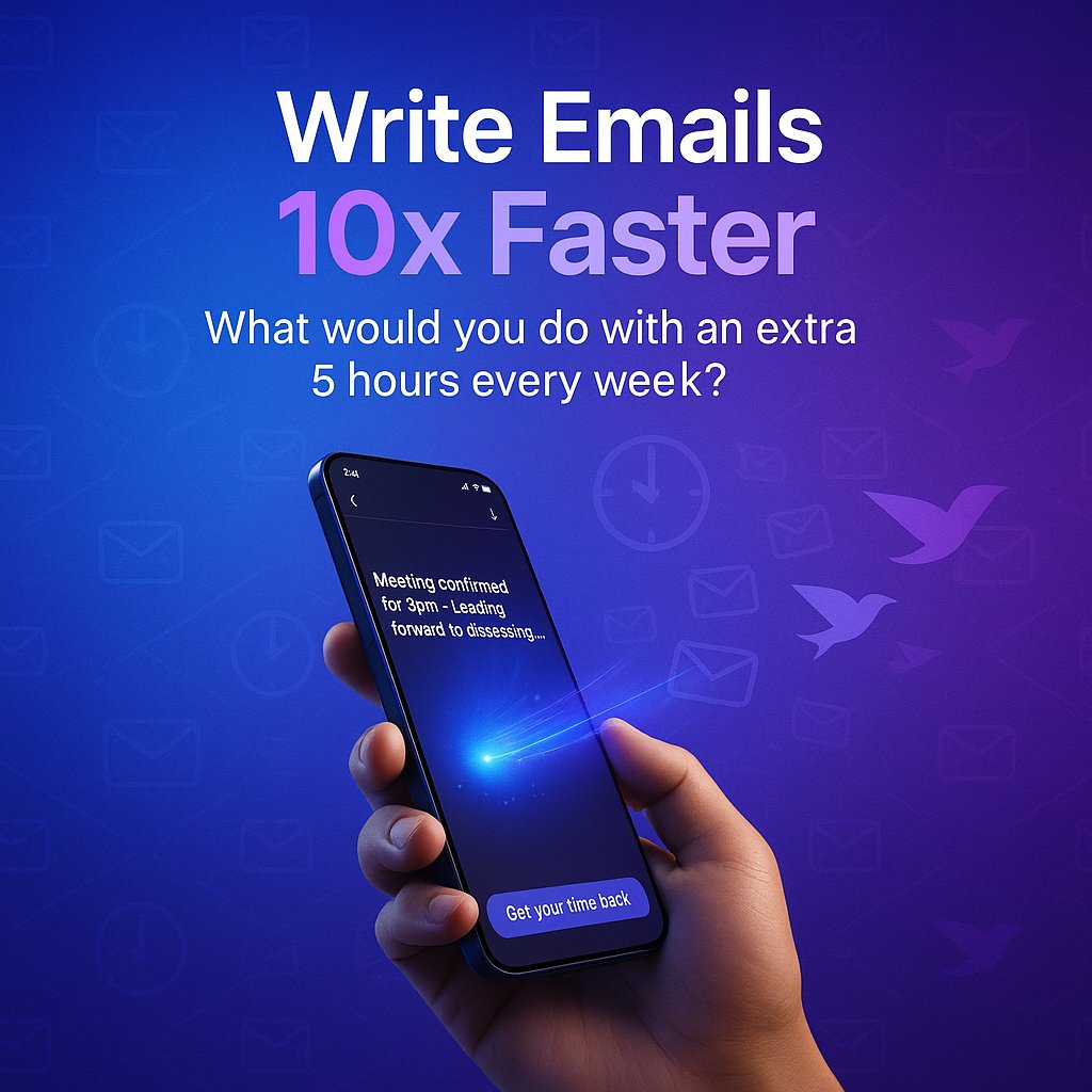 toolsaday's tweet photo. What could you accomplish with an extra 5 hours every week?

→ Finish work early?
→ Focus on bigger projects?
→ Actually take a lunch break?

Our AI email generator makes it possible. https://t.co/VXEH1BGQX7