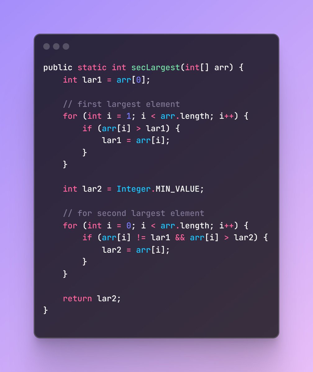 Rajeevjaryal007's tweet photo. Day 3 of #100DaysOfCode — Java Edition ☕
Solved several problems on arrays and strings today — building a strong foundation step by step!
Feeling more confident with each challenge.
#CodingJourney #Arrays #Strings #LearningJava #100DaysOfCode https://t.co/hEWRHCCZRk