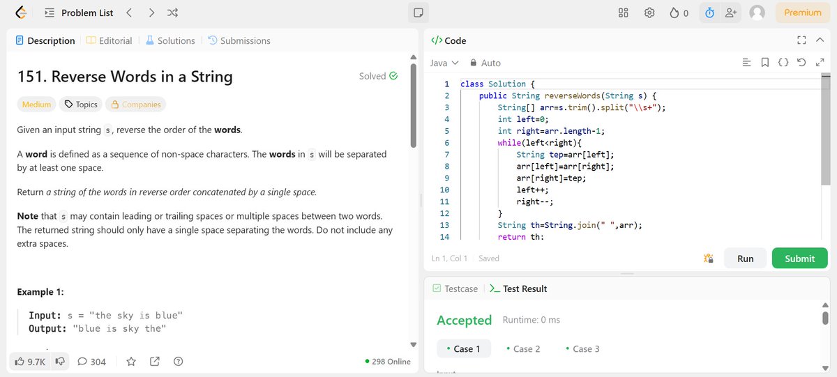 Rajeevjaryal007's tweet photo. Day 3 of #100DaysOfCode — Java Edition ☕
Solved several problems on arrays and strings today — building a strong foundation step by step!
Feeling more confident with each challenge.
#CodingJourney #Arrays #Strings #LearningJava #100DaysOfCode https://t.co/hEWRHCCZRk