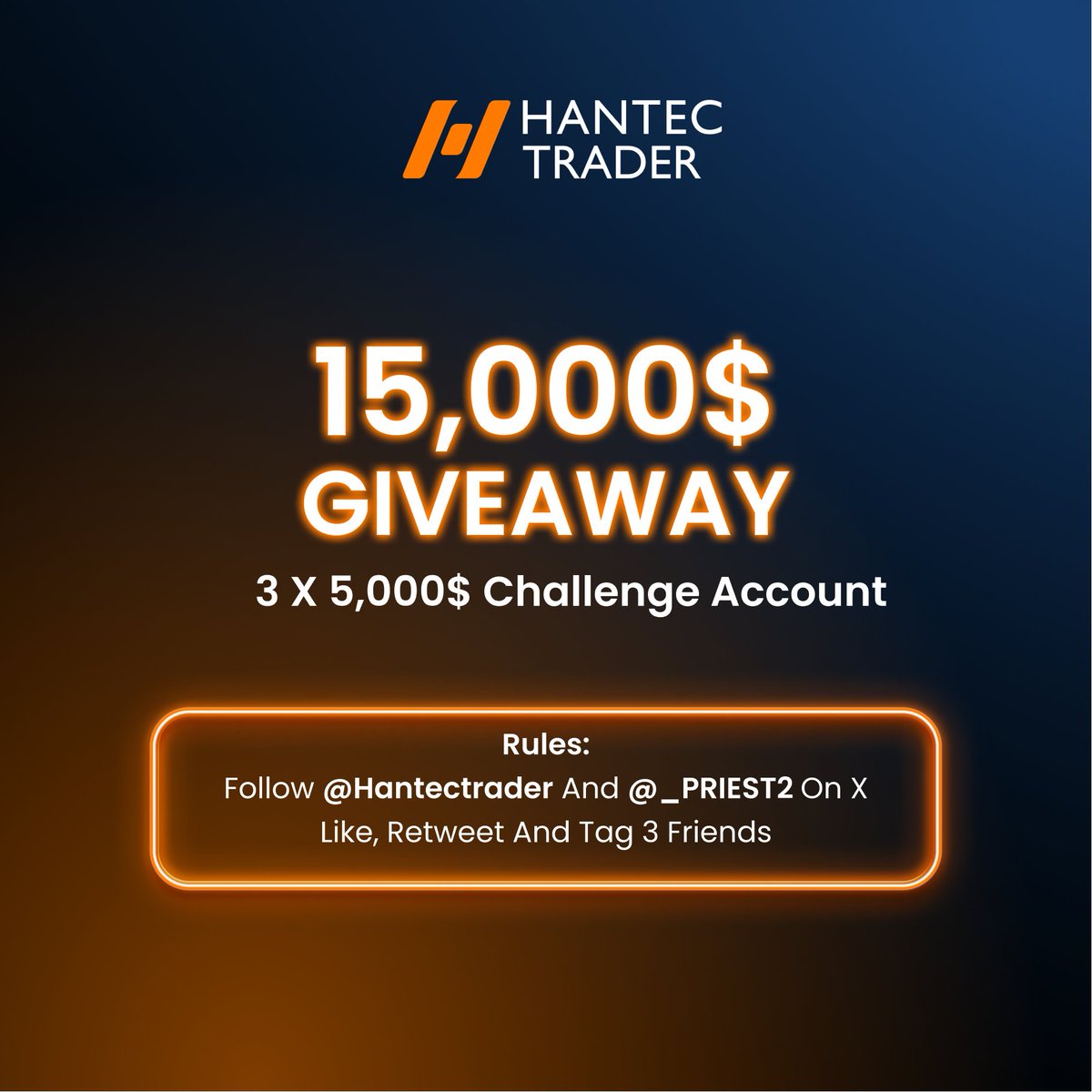 ππ‘πππ’π£β¦οΈπ (@_priest2) on Twitter photo $15,000 Hantec Trader Giveaway π
3x $5,000 account to 3 winnersπ
Rules:
* Follow <a href="/HantecTrader/">Hantec Trader</a> and <a href="/_PRIEST2/">ππ‘πππ’π£β¦οΈπ</a>
* Like, Retweet and Tag 3 friends
Winners will be announced in 3 days. $15,000 Hantec Trader Giveaway π
3x $5,000 account to 3 winnersπ
Rules:
* Follow <a href="/HantecTrader/">Hantec Trader</a> and <a href="/_PRIEST2/">ππ‘πππ’π£β¦οΈπ</a>
* Like, Retweet and Tag 3 friends
Winners will be announced in 3 days.