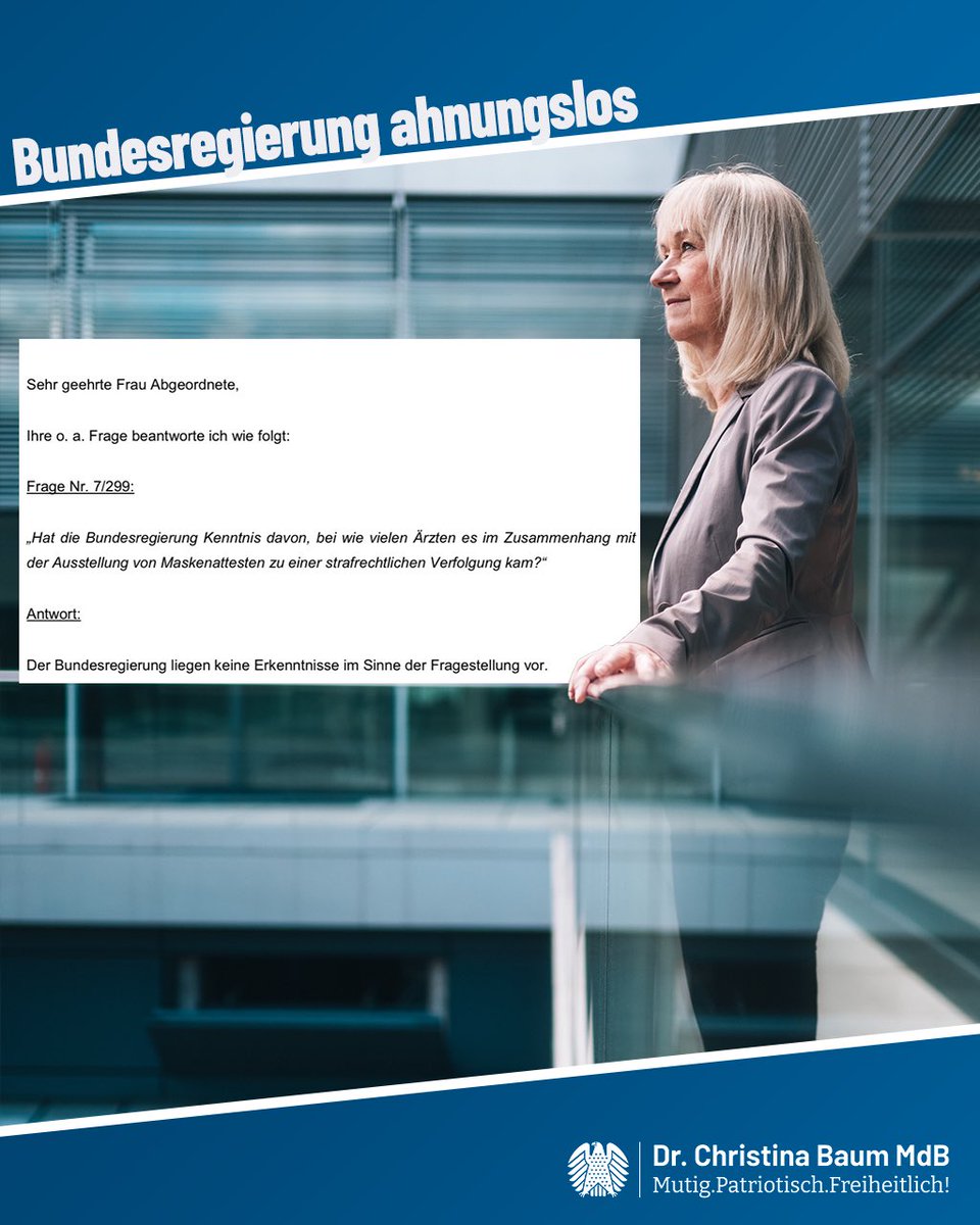 Verbrechen ohne Ende

Trotz #RKI-Protokollen, die die nutzlosen Gen-Spritzen und #Corona-Zwangsmaßnahmen entlarven, jagen sie weiter unsere heldenhaften Ärzte – die dem Hippokratischen Eid immer treu geblieben sind und Patienten vor Maskenfolter und #Impfschäden geschützt haben.