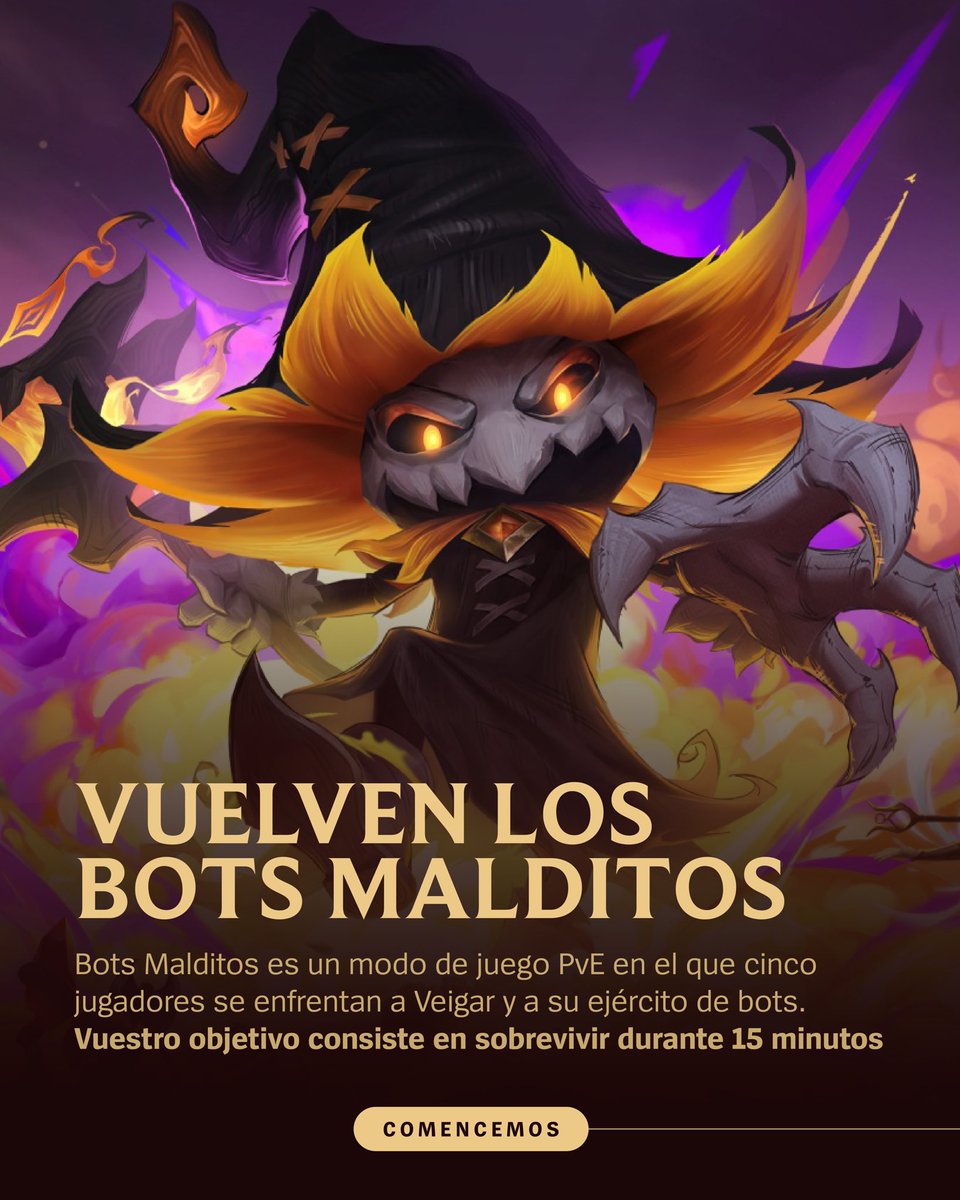 lol_es's tweet photo. ¡Vuelven los Bots Malditos! 😈 https://t.co/pUBpIhyZYg