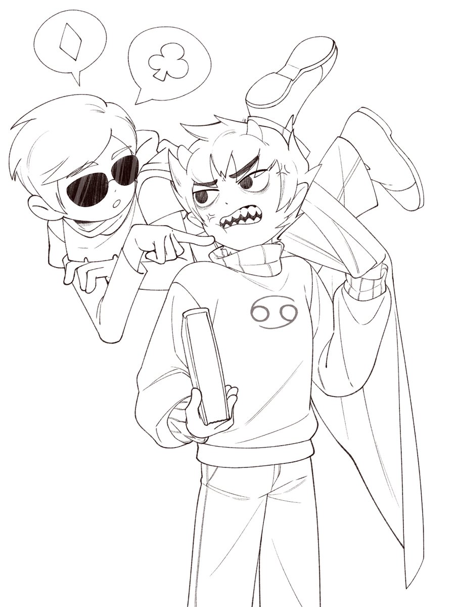 2Dd2d2d2's tweet photo. #homestuck #karkatvantas #davestrider #davekat https://t.co/hnWiOYVAyn