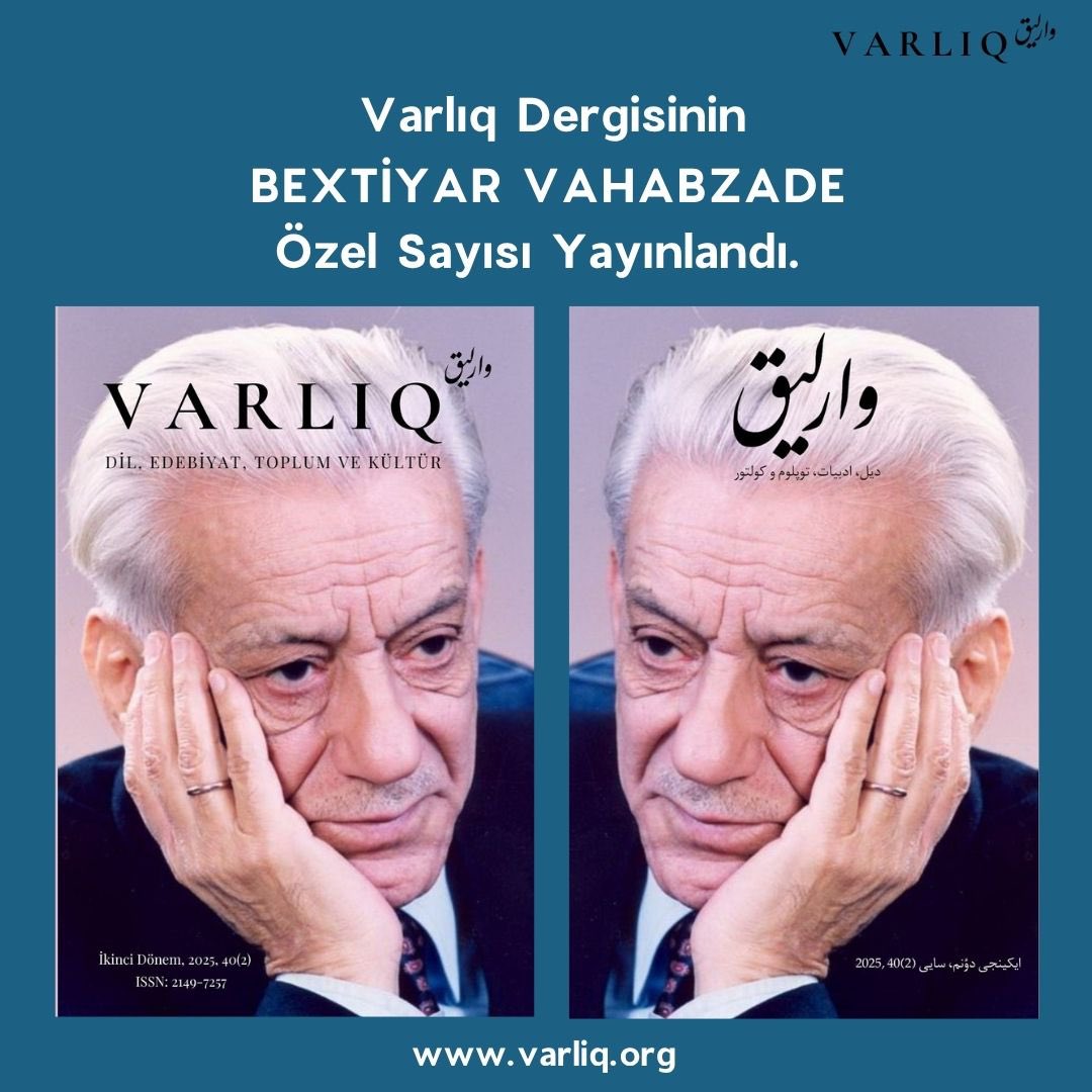 varliq1979's tweet photo. Varlıq dergisinin “Bextiyar Vahabzade” Özel Sayısı yayınlandı. https://t.co/mzPZQdwdZX