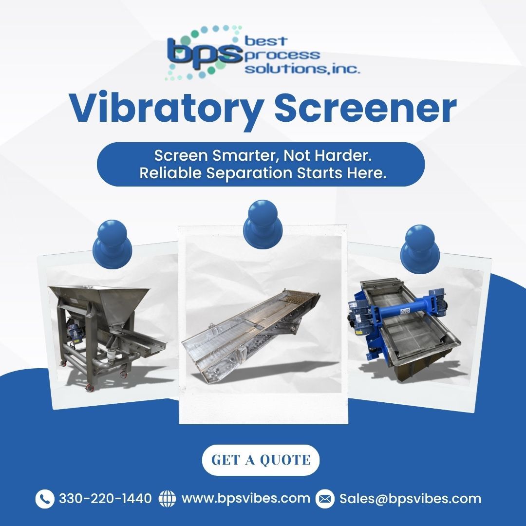 bpsvibes's tweet image. Vibratory Innovation in Every Move!
We bring vibration to your advantage for feeding, separating, compacting, and more.
#IndustrialInnovation #BPSVibratory #ProcessingSolutions