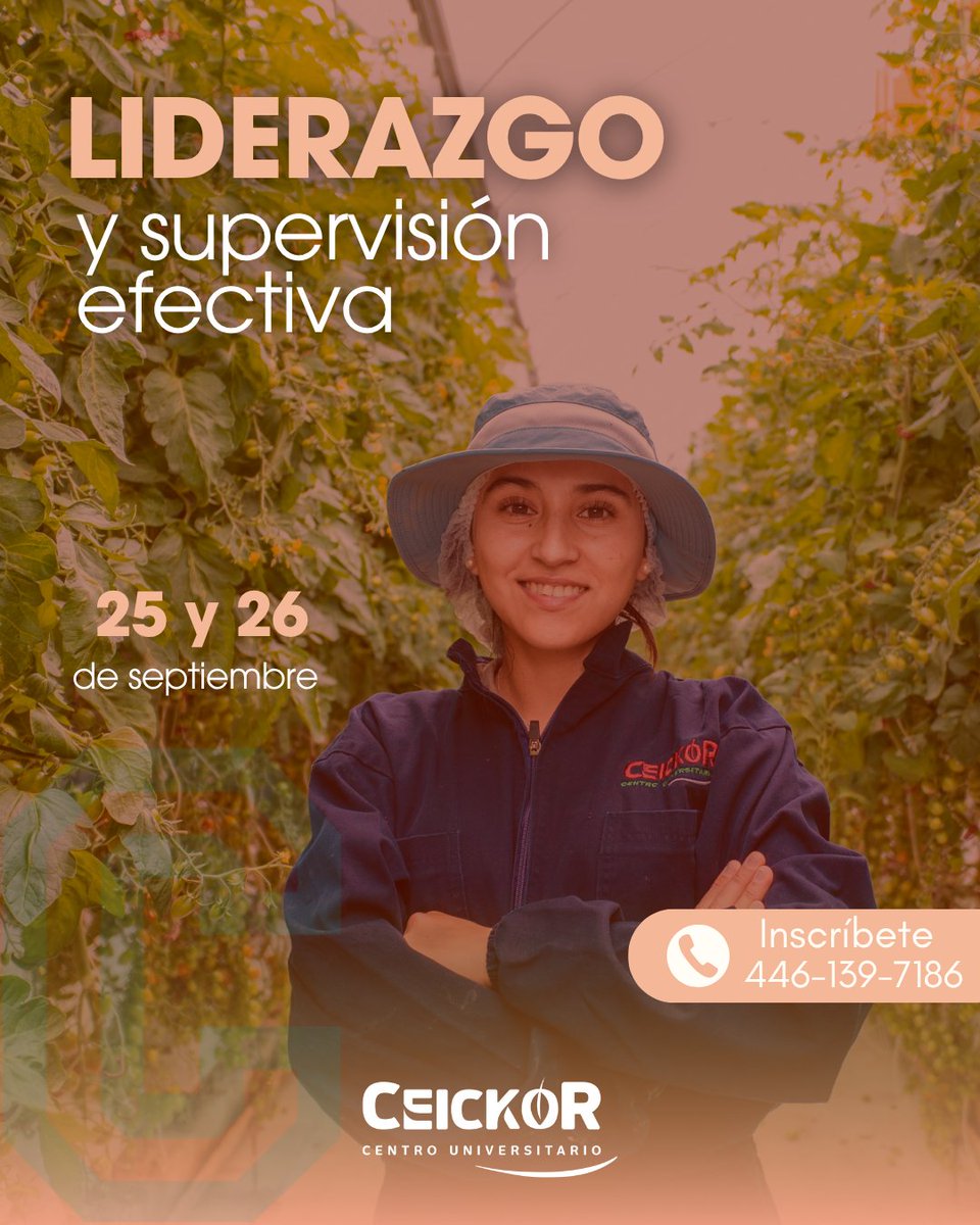 CEICKOR's tweet photo. ¡Septiembre es el mes para crecer! 
Cursos prácticos, intensivos y actualizados con lo que el campo y la industria realmente necesitan.

Aprende de expertos, con metodologías activas y en un entorno que respira agricultura de alto nivel.

📅 ¡Inscripciones abiertas! Cupo limitado https://t.co/qObp4hCOBr