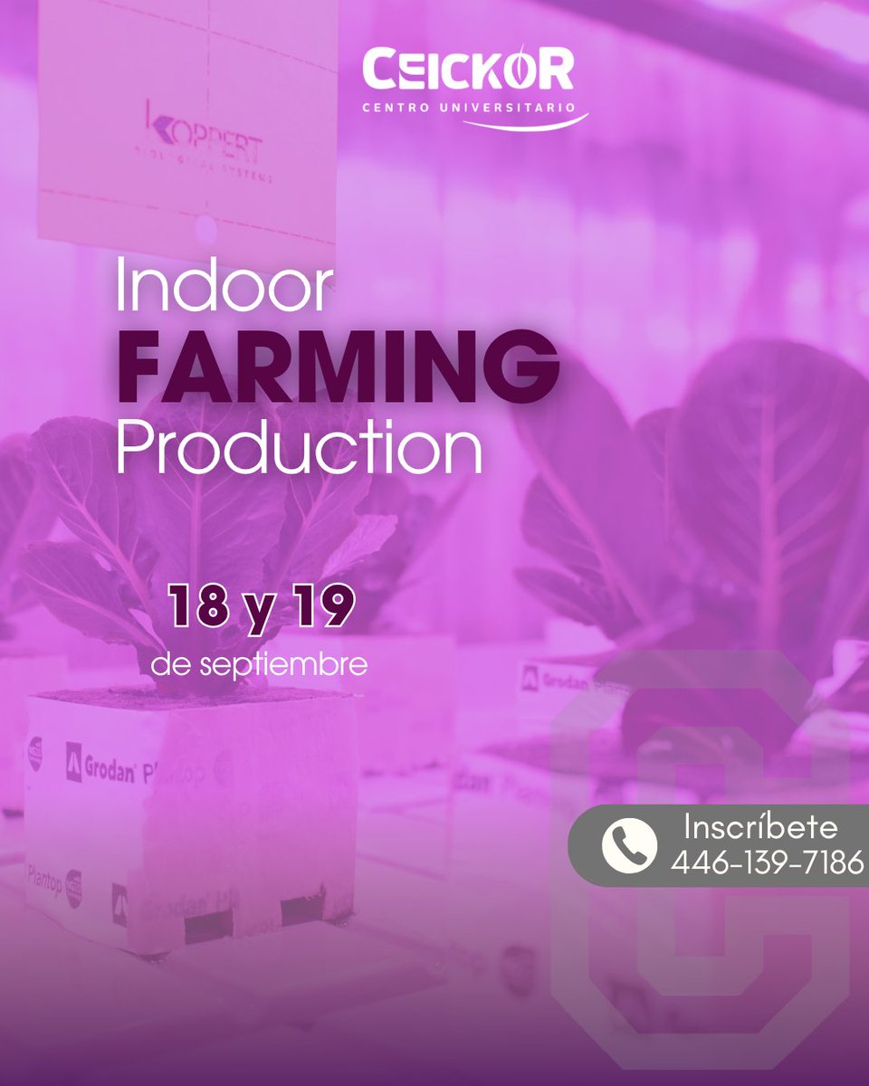 CEICKOR's tweet photo. ¡Septiembre es el mes para crecer! 
Cursos prácticos, intensivos y actualizados con lo que el campo y la industria realmente necesitan.

Aprende de expertos, con metodologías activas y en un entorno que respira agricultura de alto nivel.

📅 ¡Inscripciones abiertas! Cupo limitado https://t.co/qObp4hCOBr
