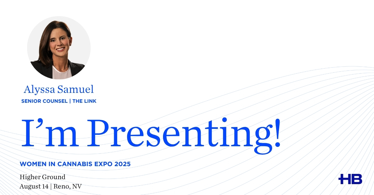 The Women in Cannabis Expo is committed to fostering connection, inspiration, &amp; learning among women in the cannabis industry. <a href="/HuschBlackwell/">Husch Blackwell</a>’s Alyssa Samuel will be a featured speaker at WICE’s event, taking place in Reno, NV. More here: ow.ly/5o5950WCWfK <a href="/WomenInCannabi1/">Women in Cannabis Expo</a>