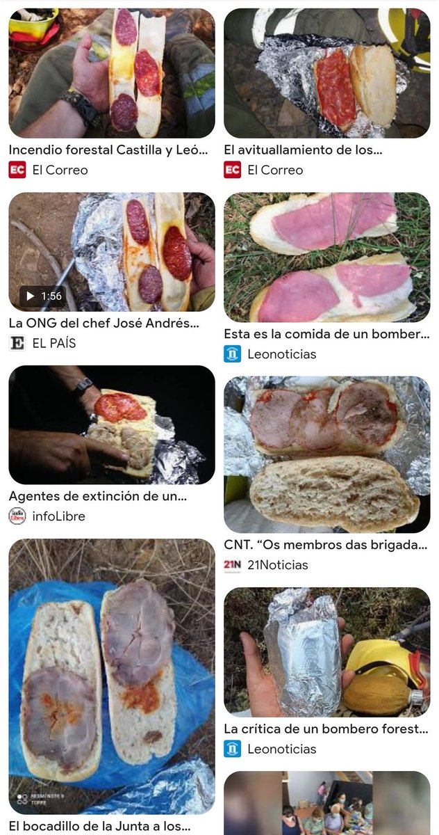 León y Zamora arden mientras el consejero de Medio Ambiente se da una comilona en Oviedo. 
En la Junta "la mala costumbre de comer" va con marisco, y en el frente del fuego pan y aire.