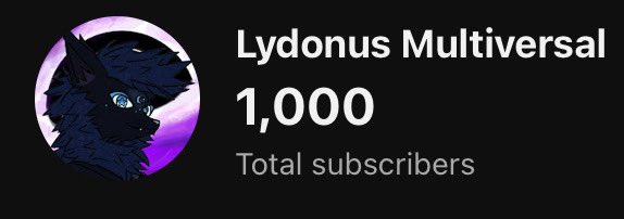 LydonusStar26's tweet photo. LETS GOOOOOOOOO!!! I MADE IT! 1K SUBSCRIBERS ON YOUTUBE!!! 
And to my subscribers! I promise you big song projects are coming to my channel very soon! I just need time! Until then, THANK YOU ALL SO MUCH LITTLE STARS!!! https://t.co/2FXfs2SSy2