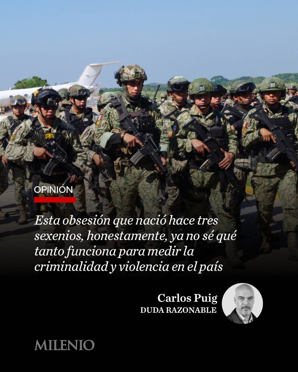 Milenio (@milenio) on Twitter photo #DudaRazonable | “Hoy la criminalidad se ha transformado. Creo que analizar los estados, los peores, los mejores, comenzaría a pintar una radiografía de qué sirve, qué no y qué habría que hacer”.
🖋️ Lee la #opinión de <a href="/puigcarlos/">Carlos Puig</a>
mile.io/4mb0Ojr #DudaRazonable | “Hoy la criminalidad se ha transformado. Creo que analizar los estados, los peores, los mejores, comenzaría a pintar una radiografía de qué sirve, qué no y qué habría que hacer”.
🖋️ Lee la #opinión de <a href="/puigcarlos/">Carlos Puig</a>
mile.io/4mb0Ojr