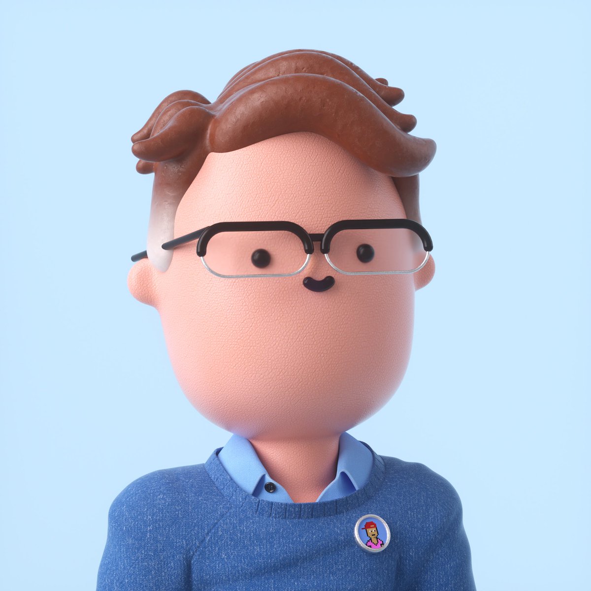 100 RTs and I’ll make a cake irl of this <a href="/GoodVibesssClub/">Good Vibes Club 🤙</a> version of <a href="/beeple/">beeple</a>