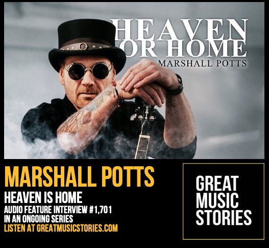 Guy B (@guyb_rockshow) on Twitter photo Heaven is Home. Brand new audio interview hour special with <a href="/MarshallPotts1/">Marshall Potts Music</a> just added to GMS. An insightful and spirited chat on what matters in life. Enjoy at greatmusicstories.com/2025/08/10/mar… Heaven is Home. Brand new audio interview hour special with <a href="/MarshallPotts1/">Marshall Potts Music</a> just added to GMS. An insightful and spirited chat on what matters in life. Enjoy at greatmusicstories.com/2025/08/10/mar…