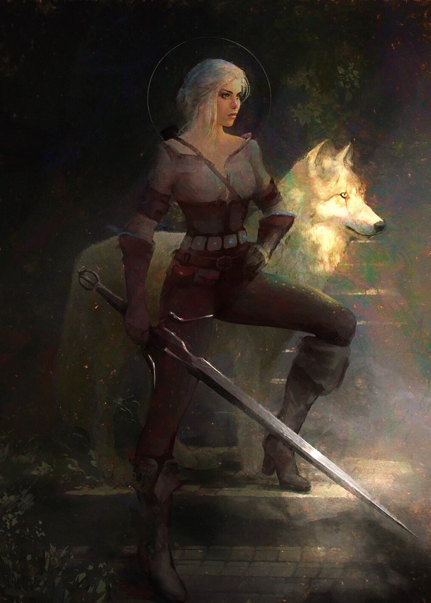 "Ciri" 
By Oliver Wetter.🖌️🌹