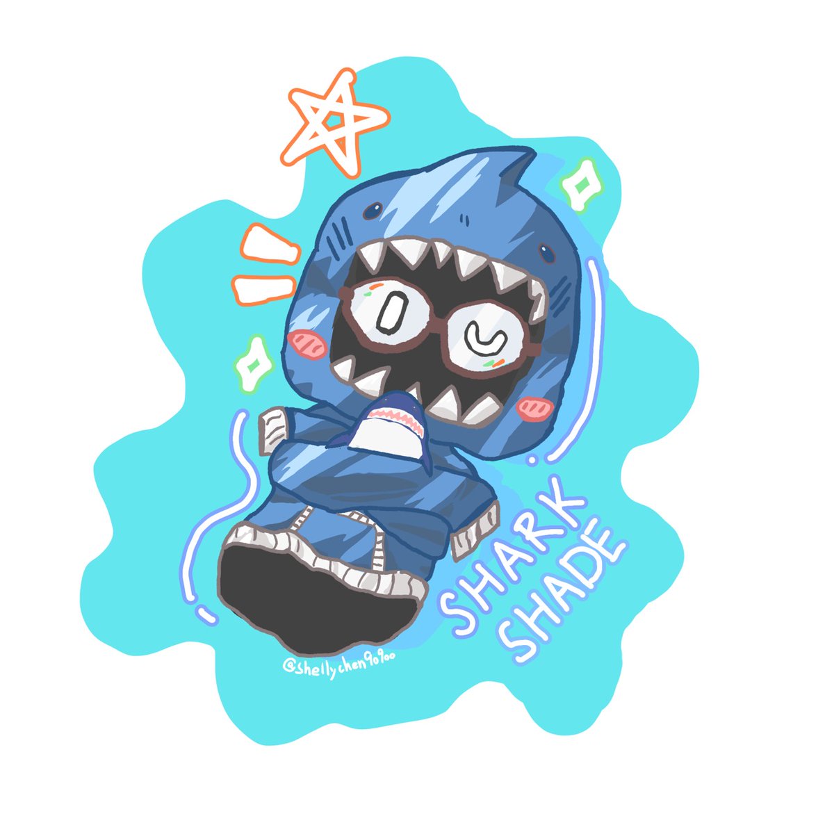 shellychen90900's tweet photo. 鯊鯊謝德🦈Shark Shade
#BrawlStars #brawlstarsfanart 
#brawlstarsart #brawlstarsshade https://t.co/9CeBS1r15Q