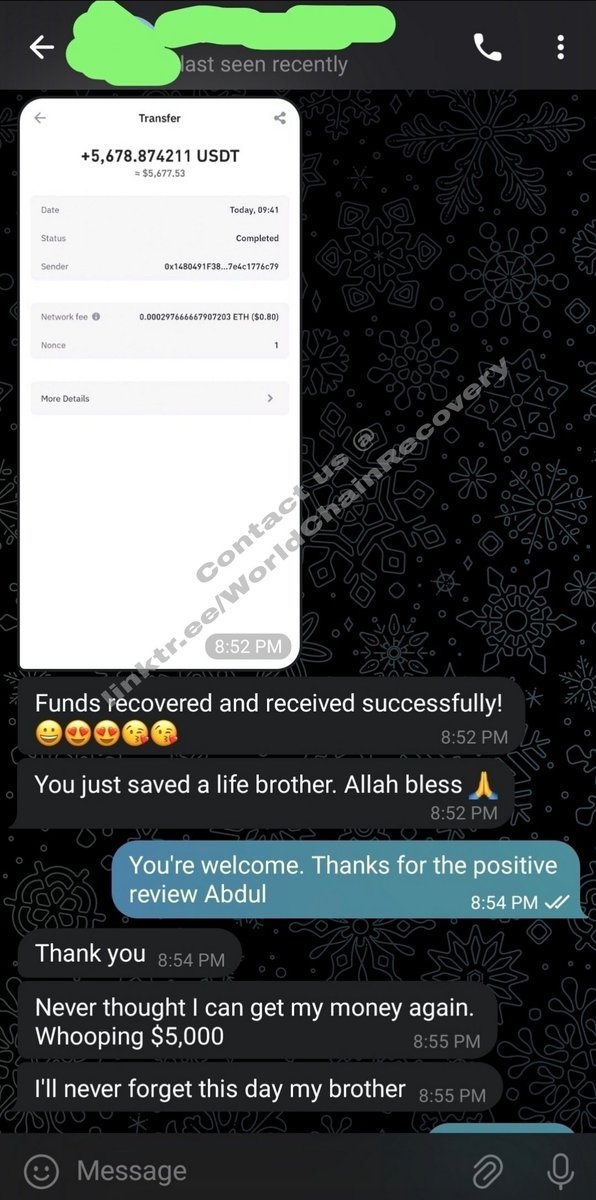 Chainrecovery's tweet photo. $5,677.53 Restored 💎
Bitcoin & Crypto Wallets recovered.
Scammed? Locked out? We bring it back.
🔗 https://t.co/UzywFLt6xG
#UnlockCrypto #BitcoinRecoveryService #LostBitcoin #CryptoFundRecovery #CryptoHelpDesk #RestoreCrypto #BitcoinSupport #RecoverDigitalAssets https://t.co/830zP45sG4