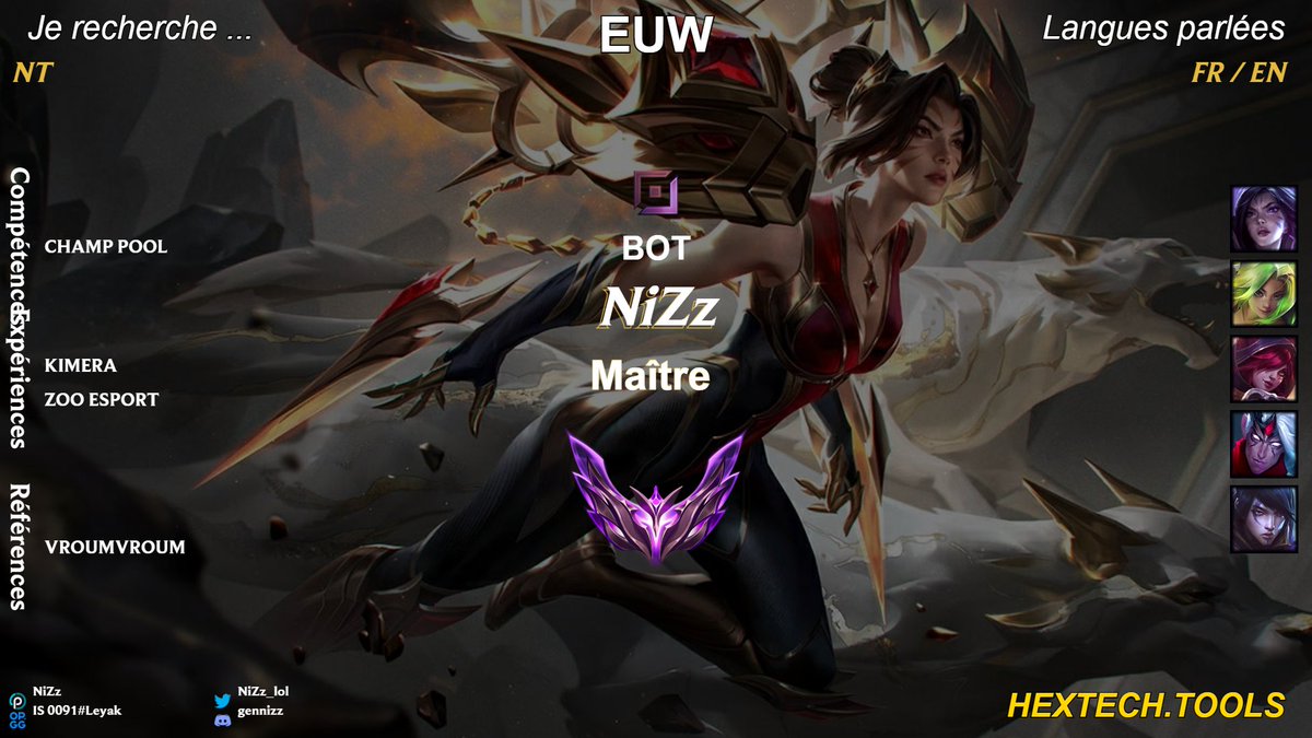 NiZz (@nizz_lol) on Twitter photo Après un 4-2 avec le mix la Neuillerie last étape je fait un petit post de recherche de team
RT et likes appréciés <a href="/LoL_LFT_Fr/">LoL LFT Fr</a> Après un 4-2 avec le mix la Neuillerie last étape je fait un petit post de recherche de team
RT et likes appréciés <a href="/LoL_LFT_Fr/">LoL LFT Fr</a>