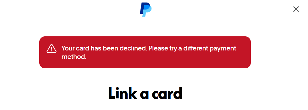 XinTiaoen's tweet image. @AskPayPal  why my card can't connect? i need help! qsjchd@163.com #PayPalHelp