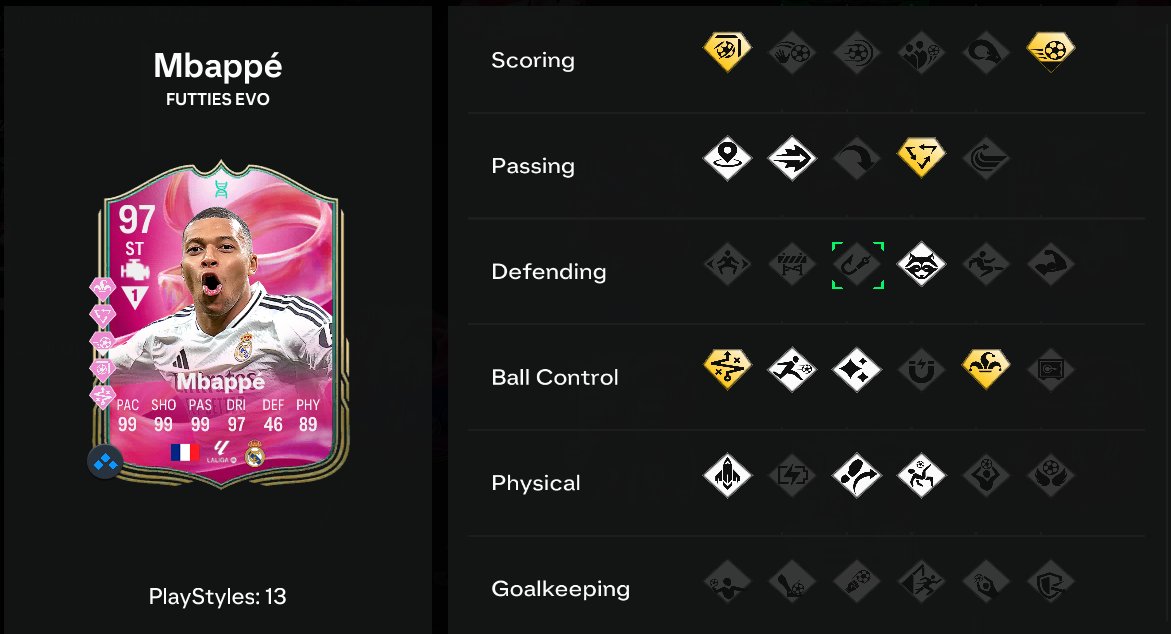 Scottlowe72's tweet photo. @RobosFUT I have a this mbappe potm evo https://t.co/NtTqcrDXEt