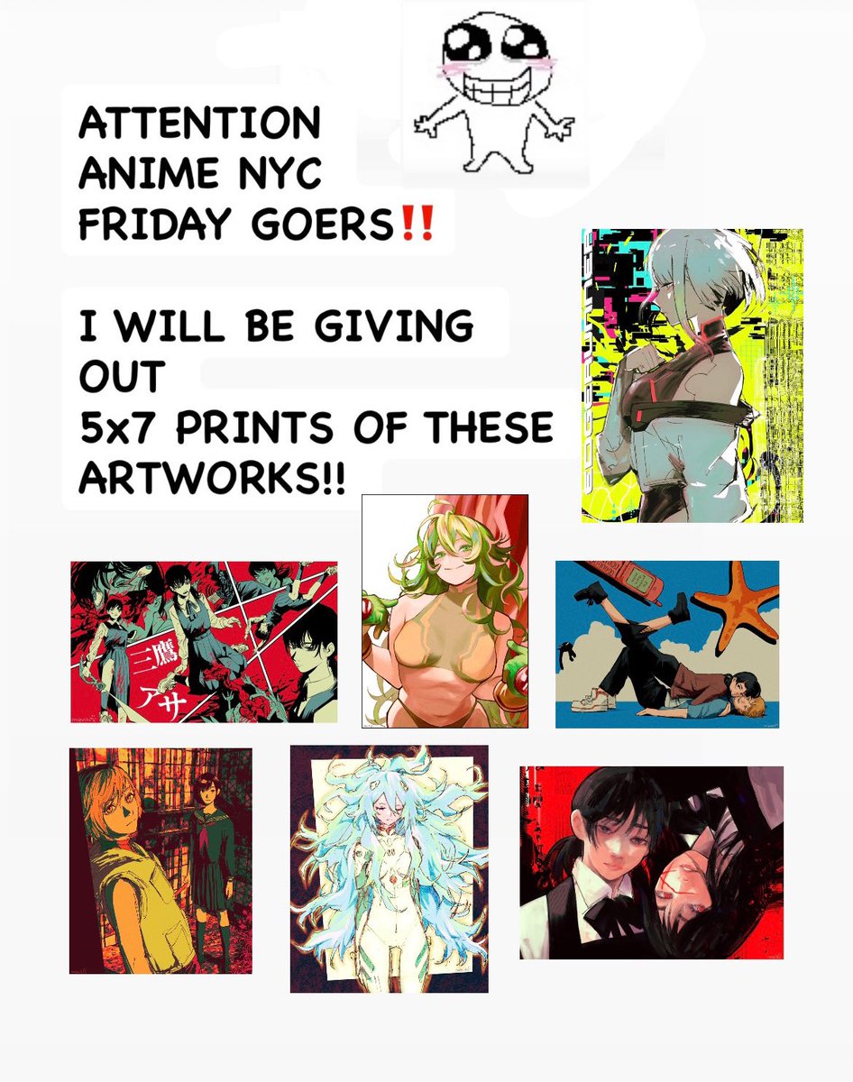 I will only have 3 of each so if you see a Deku with a blue shirt, COME SAY HI !!