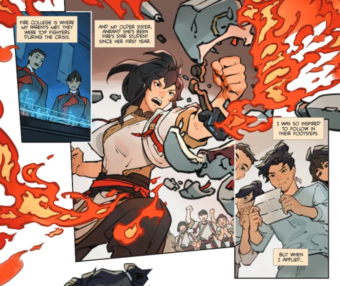 I had the honor of drawing Wuyang's comic! I also got to help design his sister Anran I hope you guys like it! I really resonated with this character the moment I got this script, and I hope I did him justice.