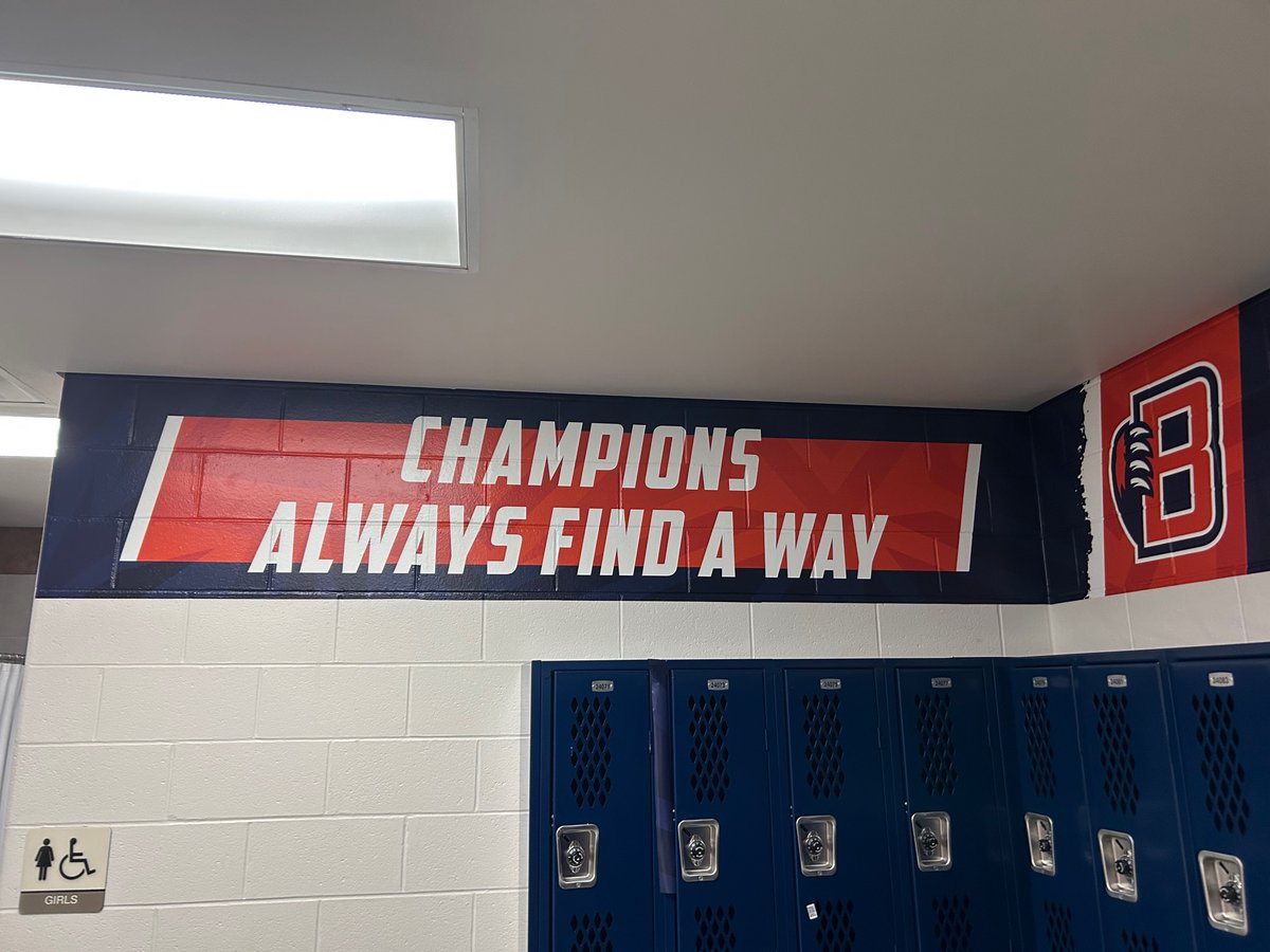 TheSignChamp's tweet image. 🐻 Bridgeland Bear Wrestling just raised the STANDARD! New locker room graphics now echo their motto: "Champions Always Find a Way." A daily reminder that greatness starts here. 💪
@B_HS_Wrestling @CFISDAthletics #BrandYourSchool #SignChamp #BuildYourBrand #SchoolBranding…