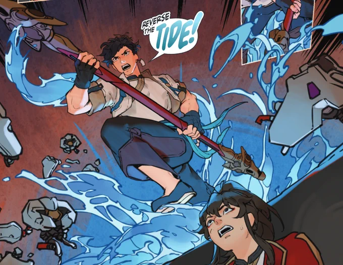 I had the honor of drawing Wuyang's comic! I also got to help design his sister Anran I hope you guys like it! I really resonated with this character the moment I got this script, and I hope I did him justice.