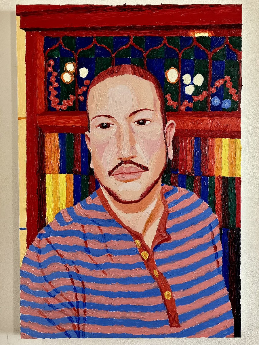 JamesHWidder (@jameshwidder) on Twitter photo It was so much fun to be commissioned to paint ๐จ a portrait of my friend Jeffrey โจ๐๏ธ๐๐๏ธโจ
Cheers everyone โจ๐ธ๐๐ธโจ
#Peace on Earth โฎ๏ธ๐๐๐๐๐โค๏ธ๐๏ธ
#Friends #friend #portrait #vibrant #colors #water #soluble #oil #canvas #commissioned #stripped #shirt #painting #art It was so much fun to be commissioned to paint ๐จ a portrait of my friend Jeffrey โจ๐๏ธ๐๐๏ธโจ
Cheers everyone โจ๐ธ๐๐ธโจ
#Peace on Earth โฎ๏ธ๐๐๐๐๐โค๏ธ๐๏ธ
#Friends #friend #portrait #vibrant #colors #water #soluble #oil #canvas #commissioned #stripped #shirt #painting #art