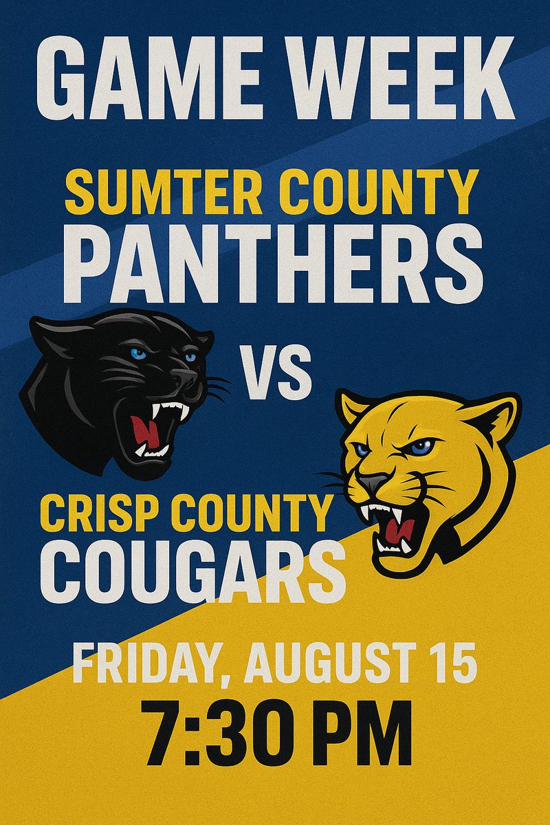 SC_PANTHER_FB's tweet image. It's game week! All roads lead to Americus, GA - Alton Shell Stadium! Let's rally behind our Panthers this Friday in the Battle of the Flint! See you soon. 😈 #GoHunt #PantherPride #TheHuntContinues 🫵🏽