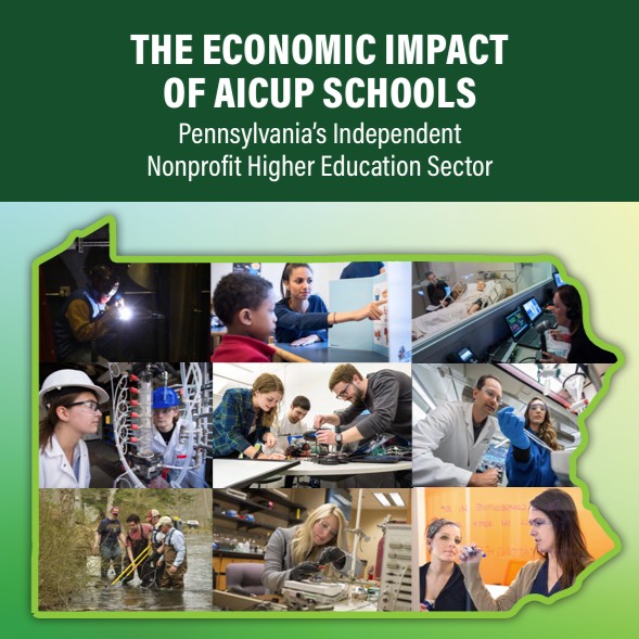 Elizabethtown College is proud to join fellow <a href="/AICUP/">AICUP</a> institutions in fueling Pennsylvania’s success by driving economic vitality across the Commonwealth!

View the new AICUP economic impact report: bit.ly/3Jain4H.