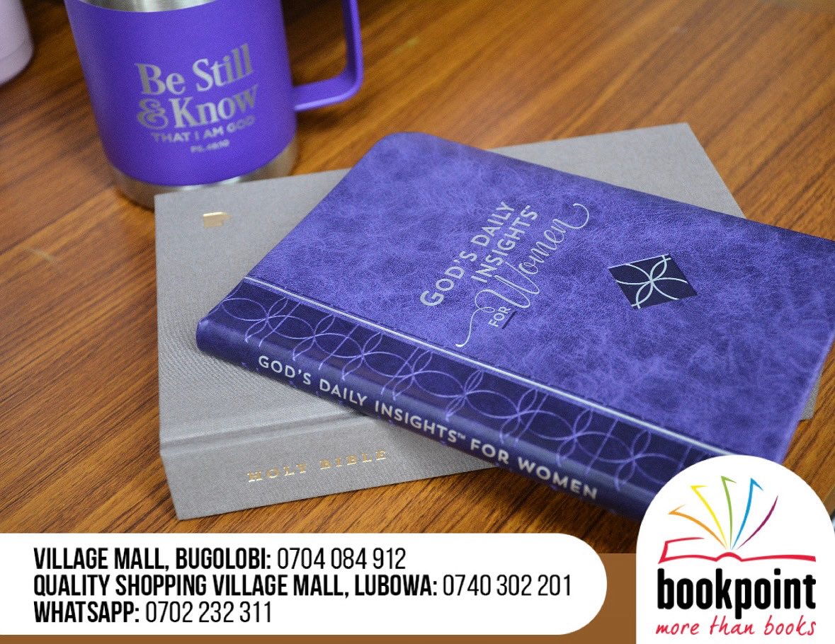 Whether you end your day with a devotional or start your morning with one, what matters most is making time for God. Let’s be intentional about carving out those moments with Him every day. 
Ladies get yourself this devotional from us. #BookpointUG #MoreThanBooks