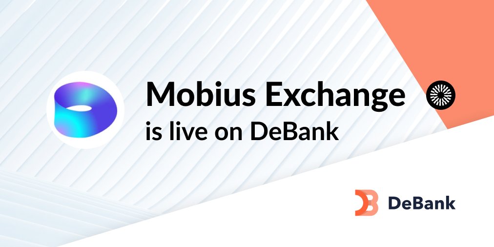 DeBankDeFi's tweet photo. 2/7

Mobius Exchange's portfolio is now tracked on https://t.co/IEGJ3zLVHO!

@Mobius_Exchange (@Mantle_Official version) https://t.co/t6XumZwn6p