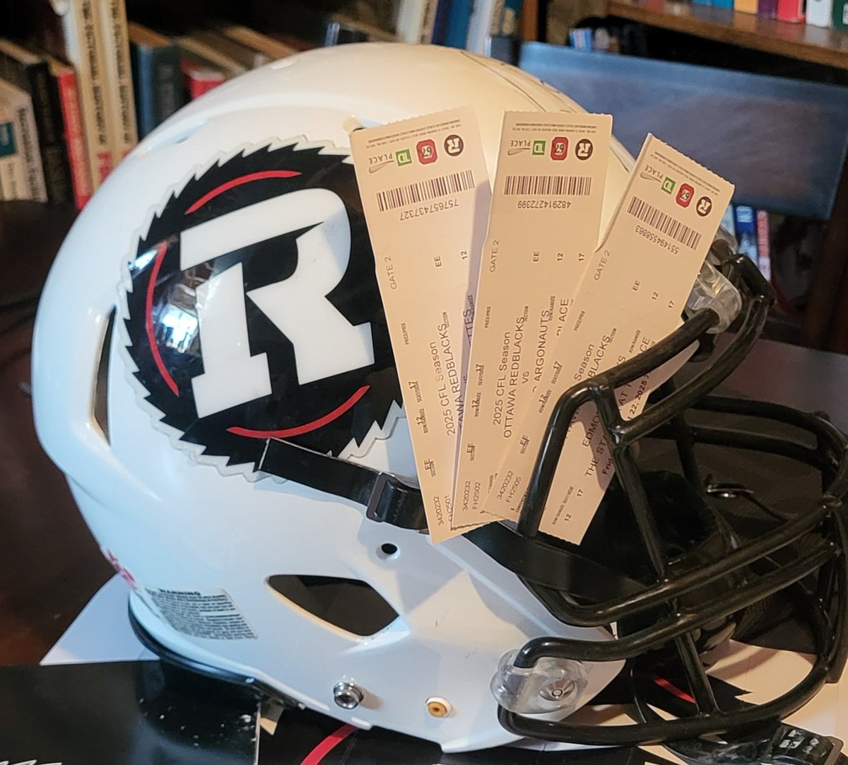 The old and the new. Oh, and I still prefer the physical tickets to the digital ones. #CFL <a href="/CFL/">CFL</a>