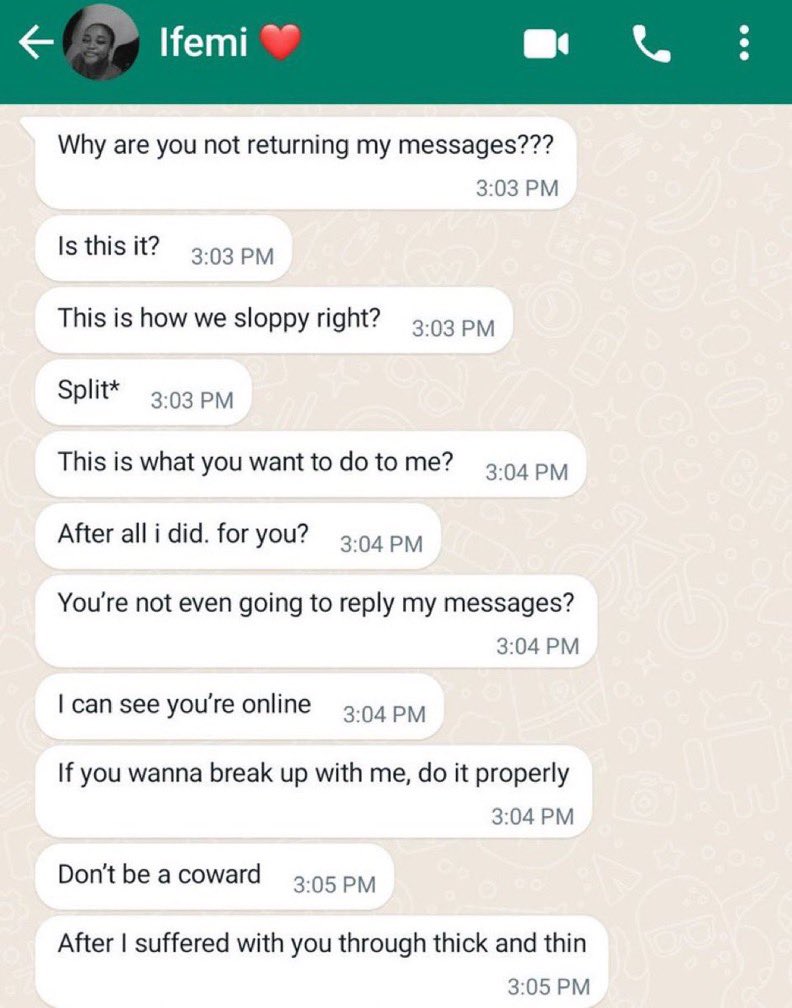 calysszn's tweet image. Conversation between this guy and his psycho girlfriend is the funniest thing you’ll see on X(Twitter) today, the ending tho pure comedy gold 🤭😂

A THREAD ‼️