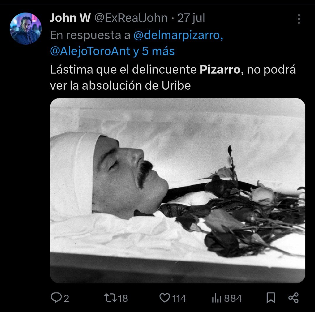 No le corre sangre por esa cara, esto no fue ni hace un mes mi hermano.