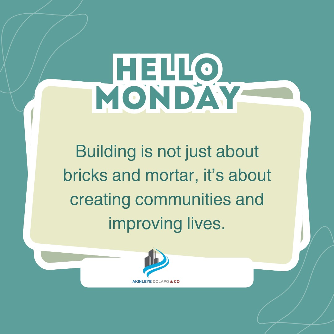 esv_shakur's tweet photo. Construction transcends mere physical materials like bricks and mortar.

It focuses on the deeper impact; designing spaces that foster social connections, build supportive communities and enhance overall quality of life for individuals.

#construction
#realestate
#abuja https://t.co/1fJ17BgfiS