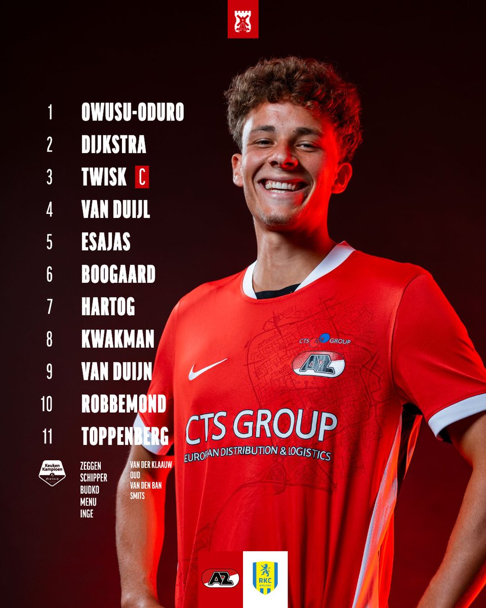 AZJeugd's tweet photo. 🌟 First 𝐗𝐈 of the new season!
📲 Volg ons liveblog en mis niets van het duel: https://t.co/EDtinEJdE4
#JongAZ #jazrkc #KKD #TheFutureIsOurs https://t.co/psXoWfUSrk