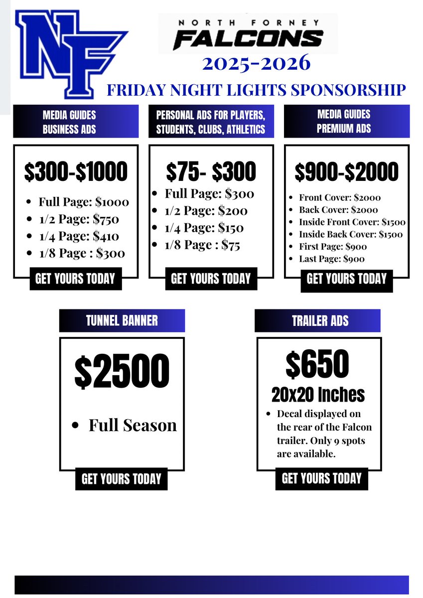 North Forney Football Booster tweet media